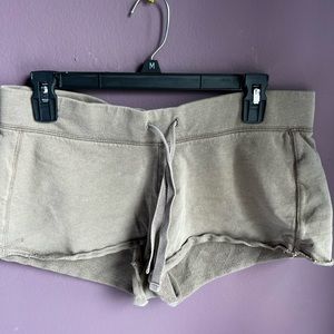 old navy loungewear shorts (brown)